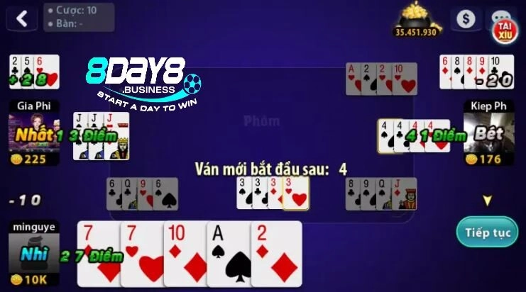 Nhớ bài đã đánh và đoán bài khi chơi catte